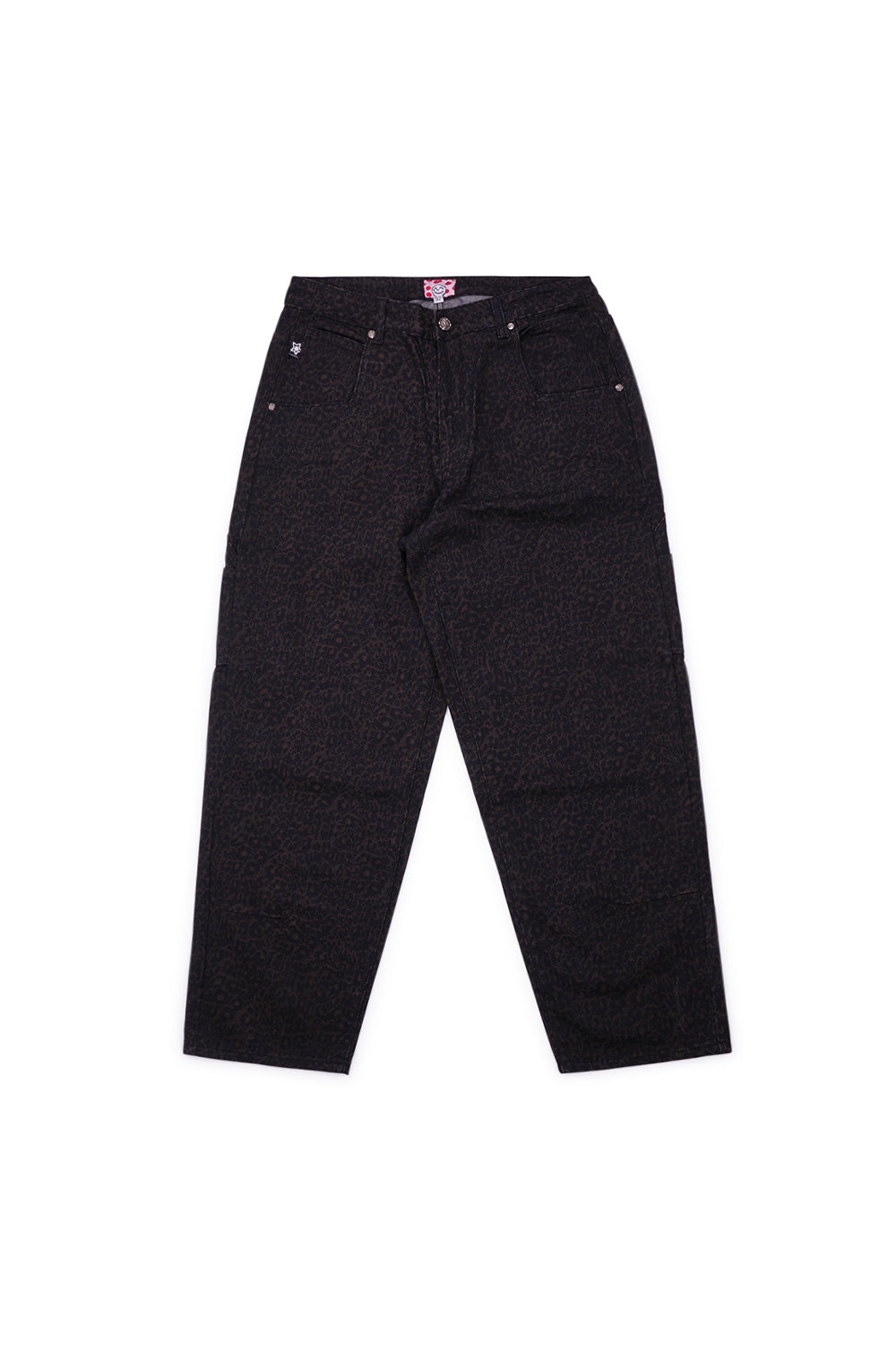 Starteam Leopard Star Jeans Black - BONKERS