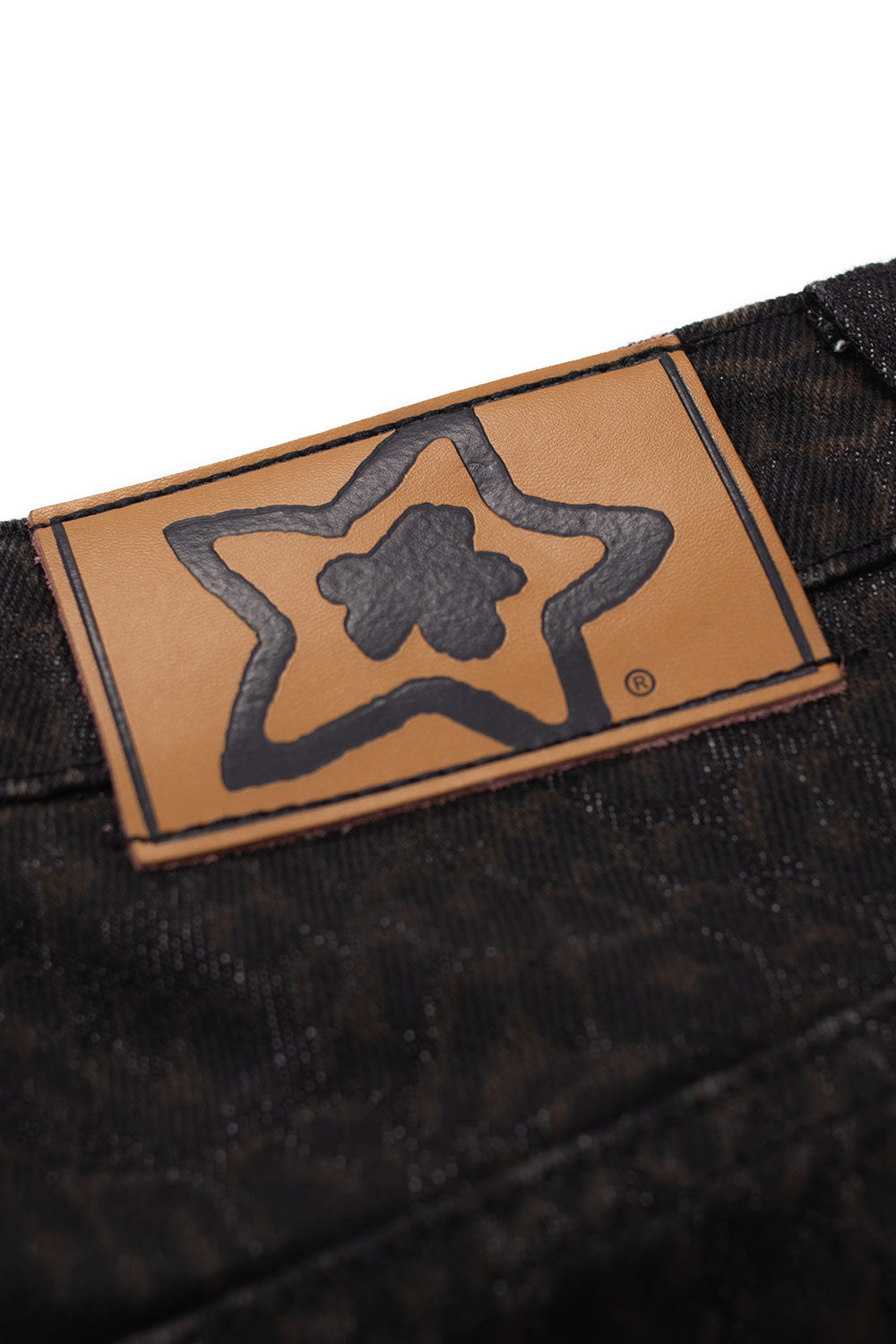 Starteam Leopard Star Jeans Black - BONKERS