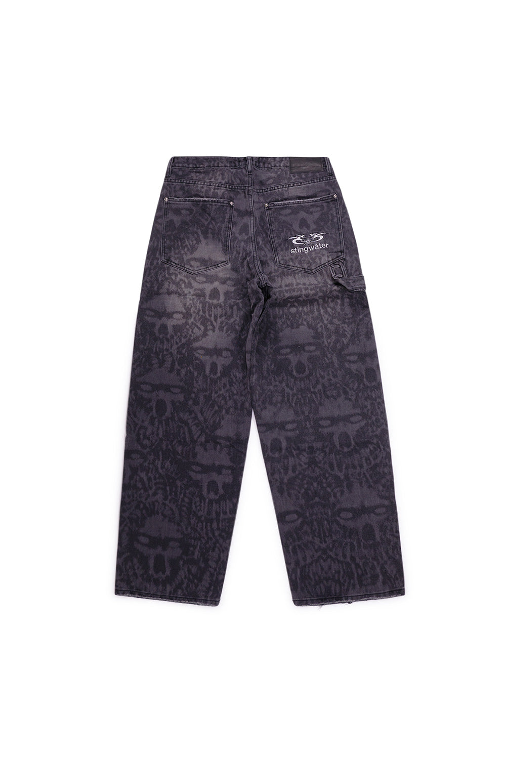 Stingwater Ego Death Jeans Black – Schwarze Denim-Hose mit einzigartigem Design