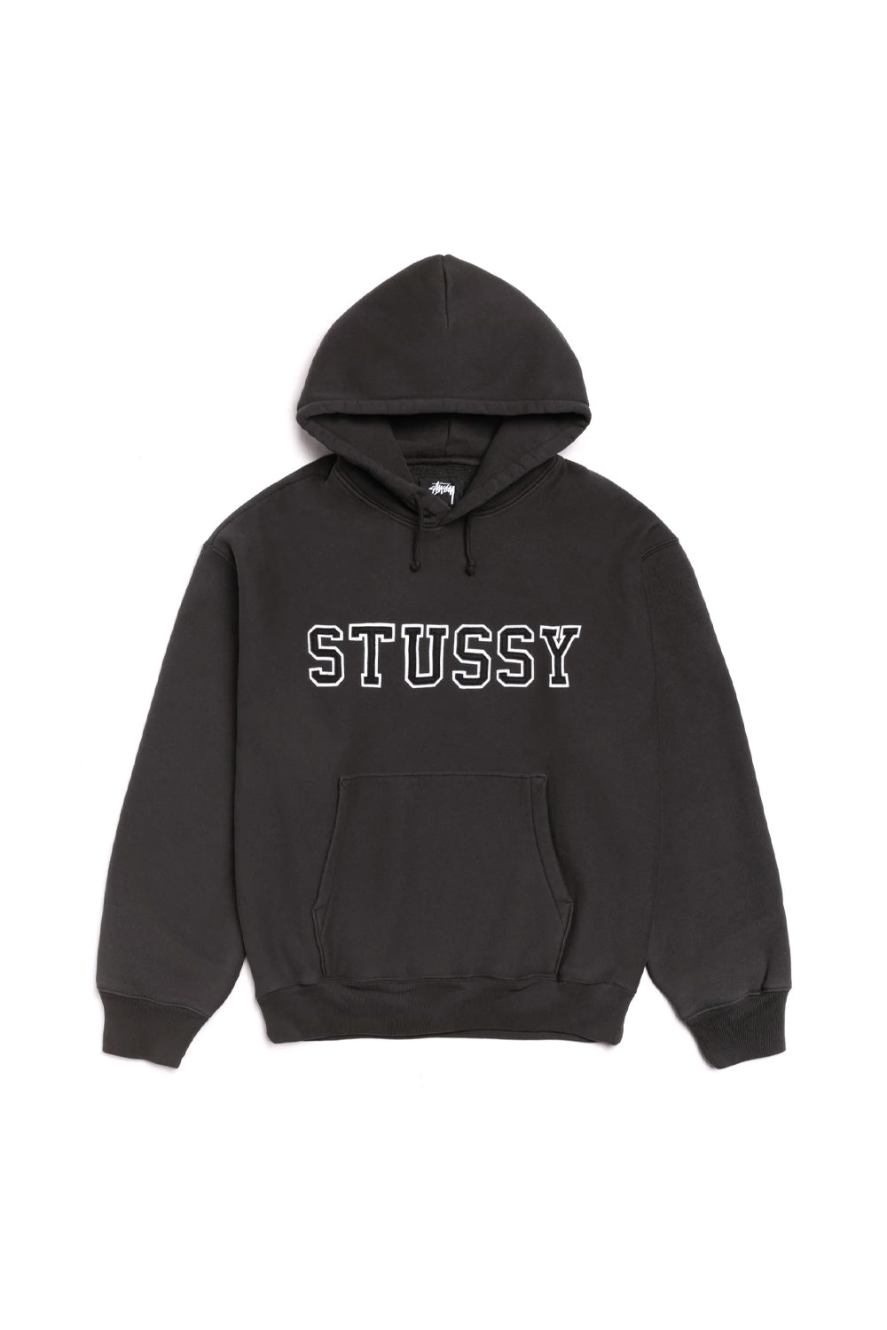 Stüssy Applique Hood Black - BONKERS