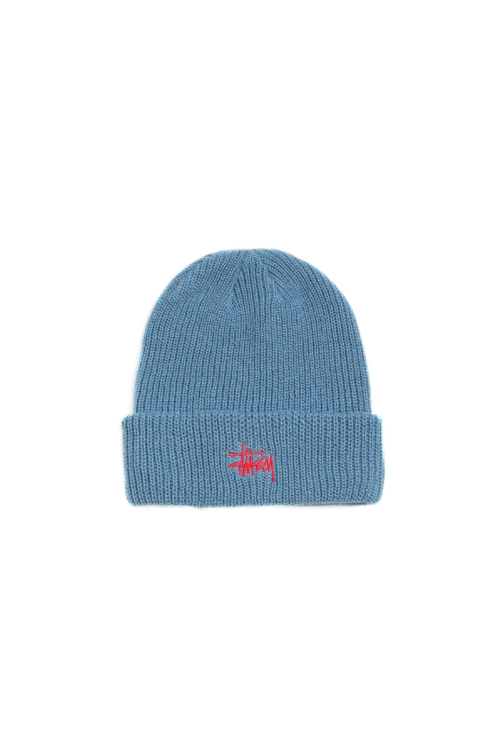 Stüssy Basic Cuff Beanie Slate Blue - BONKERS