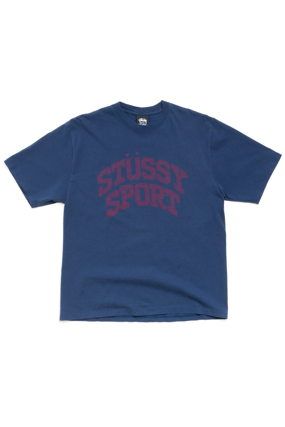 Stüssy Block Sport T-Shirt Marineblau