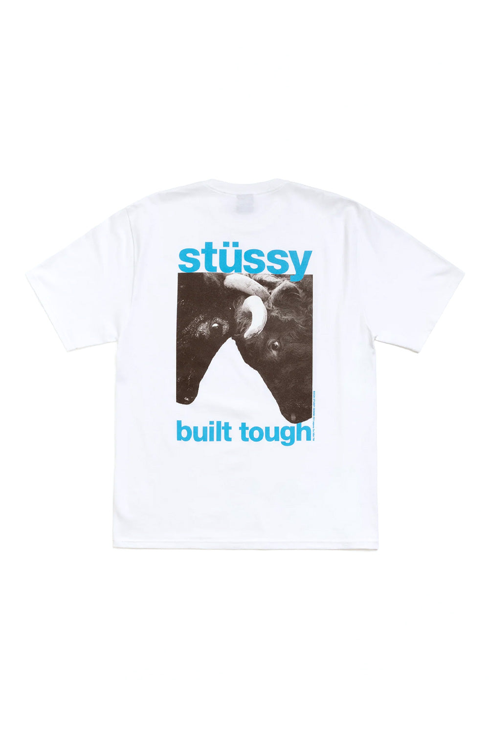 Stüssy Built Tough T-Shirt White - BONKERS