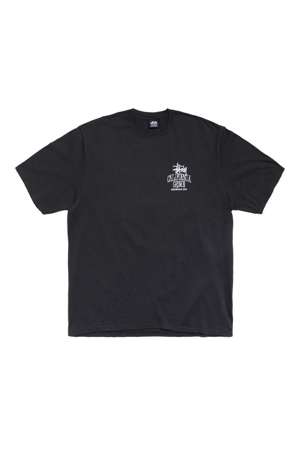 Stüssy Cali Grown Pig. Dyed T-Shirt Faded Black - BONKERS