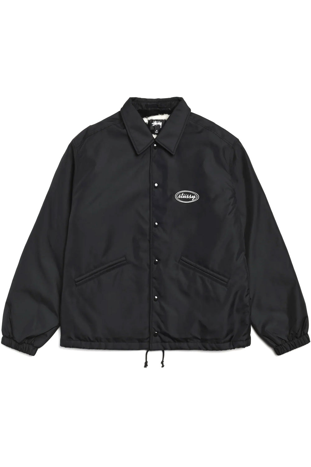Stüssy Coaches Jacket Black - BONKERS