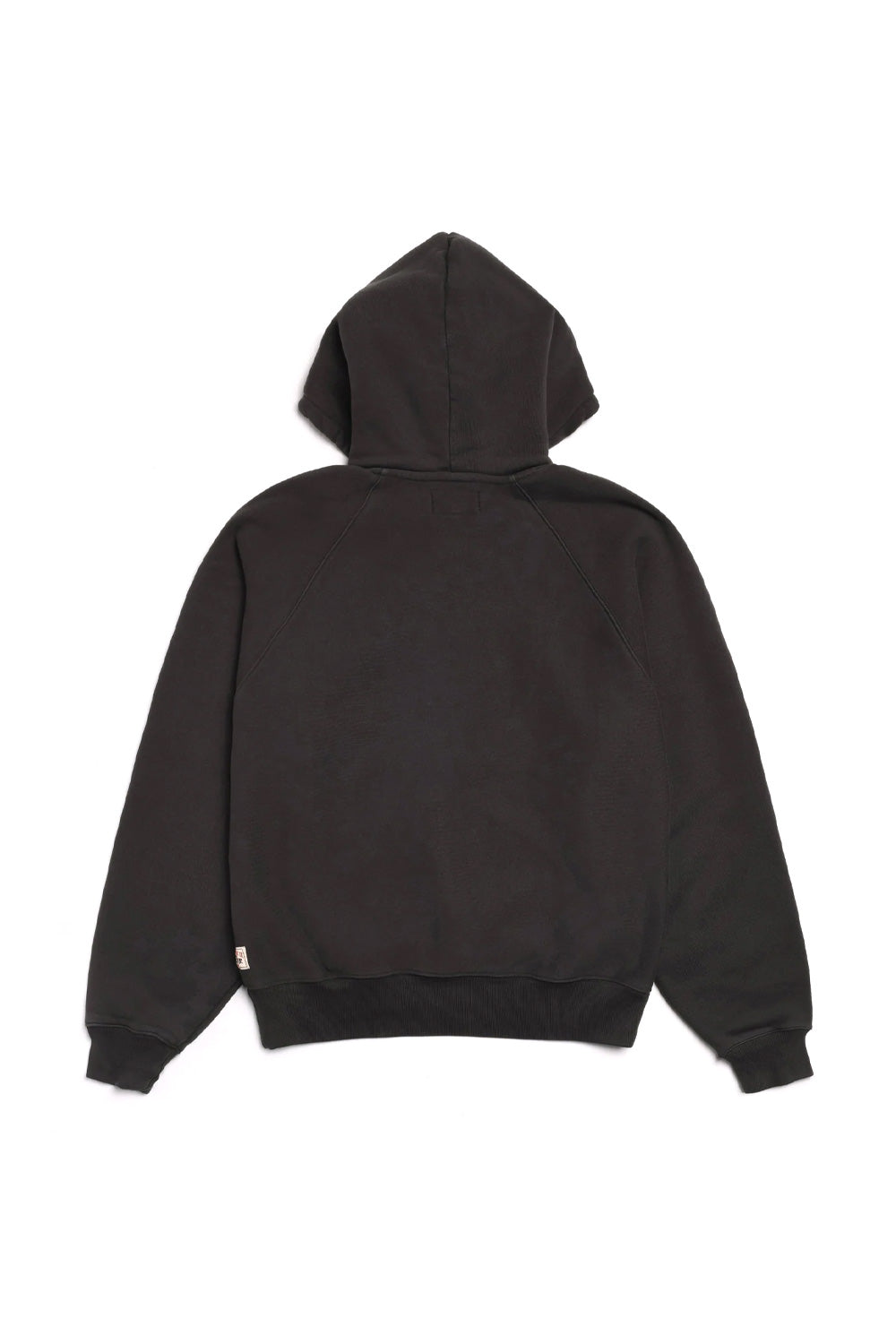 Stüssy Fleece Raglan Hood Washed Black - BONKERS