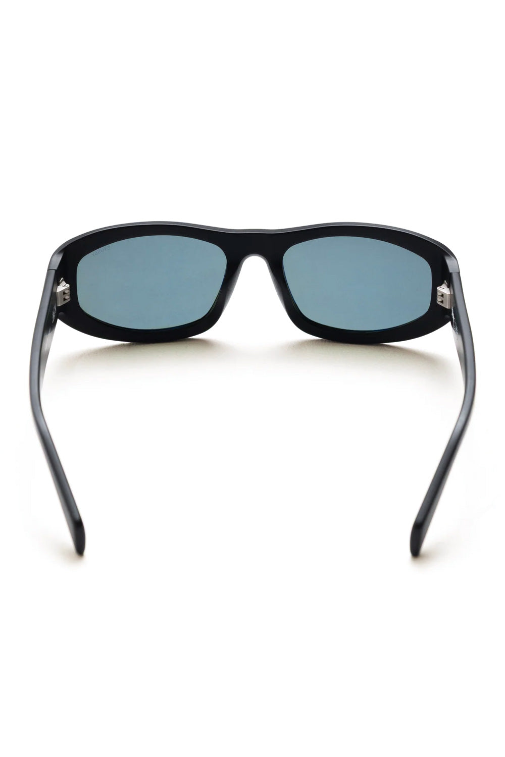 Stüssy Landon Sunglasses Matte Black / Green Lenses - BONKERS