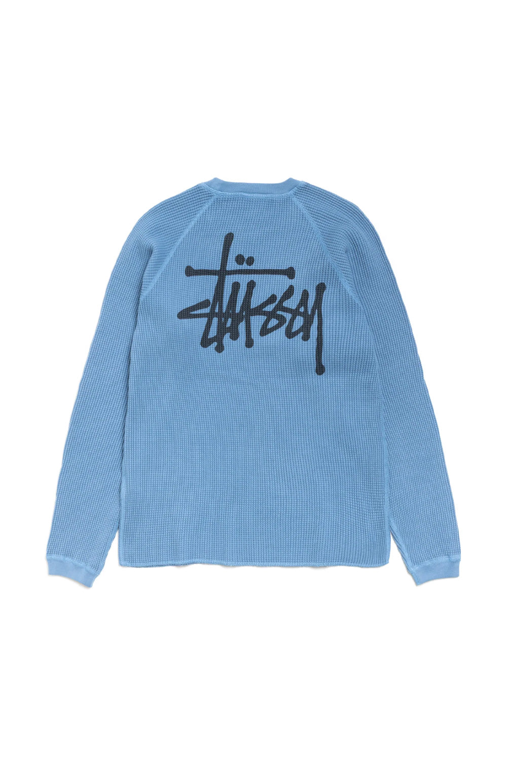 Stüssy Raglan Thermal Basic Stock Dust Blue - BONKERS