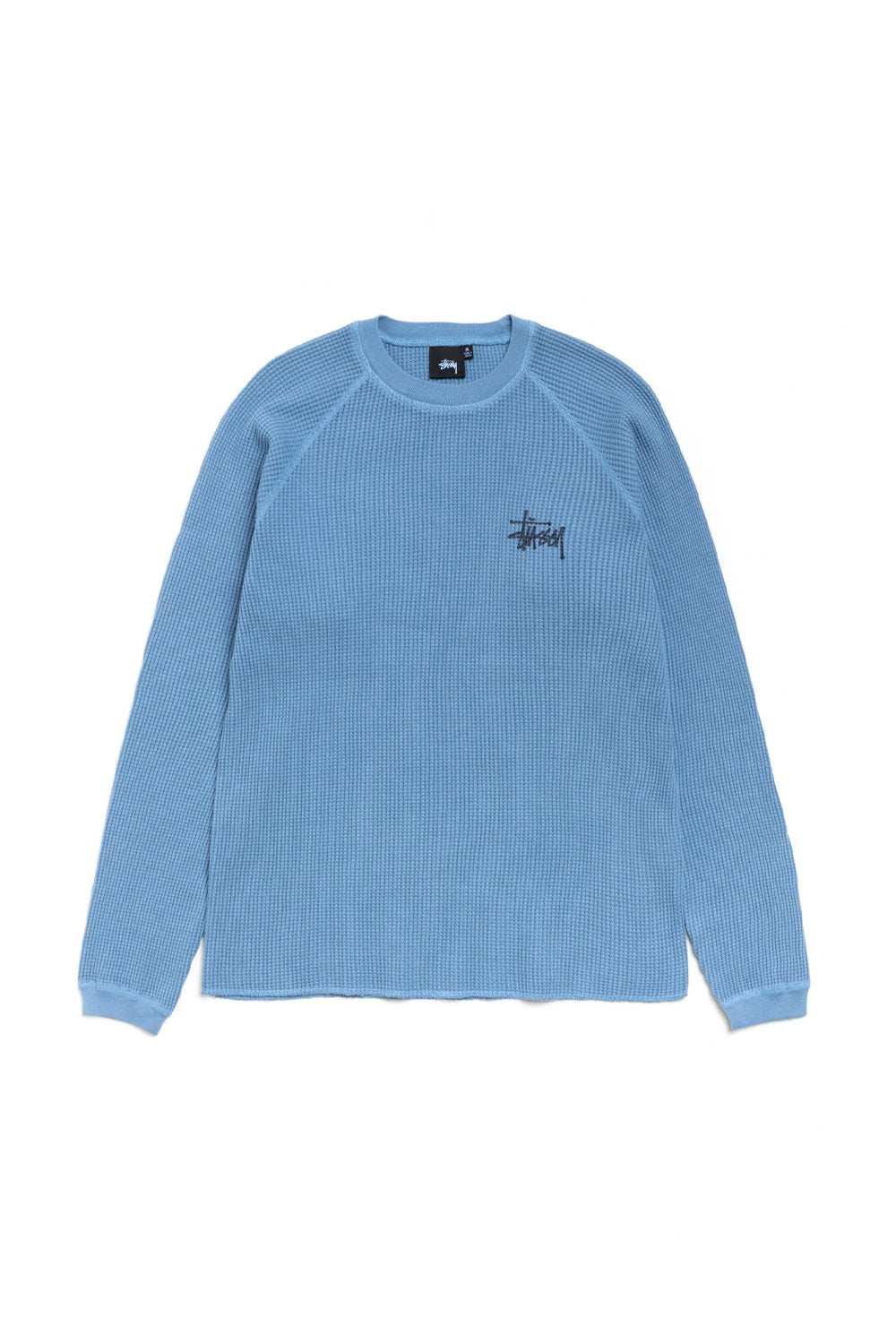 Stüssy Raglan Thermal Basic Stock Dust Blue - BONKERS