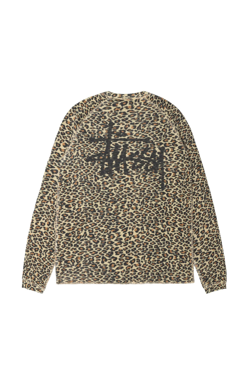 【STUSSY】 Stussy Basic Thermal Leopard Stüssy Raglan Thermal Basic Stock Leopard