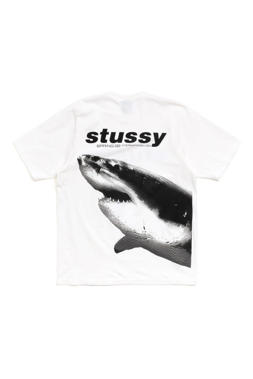 Stüssy Shark Pig. Dyed T-Shirt Natural - BONKERS