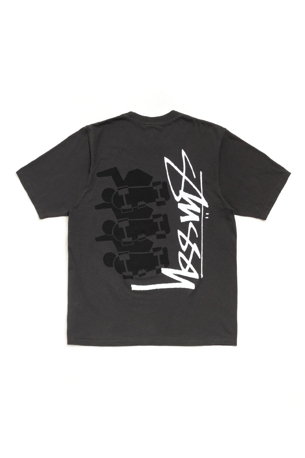 Stüssy Skate Stack Pig. Dyed T-Shirt Faded Black - BONKERS