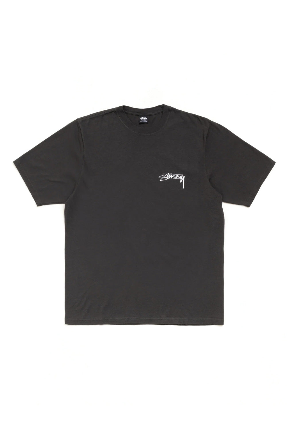 Stüssy Skate Stack Pig. Dyed T-Shirt Faded Black - BONKERS