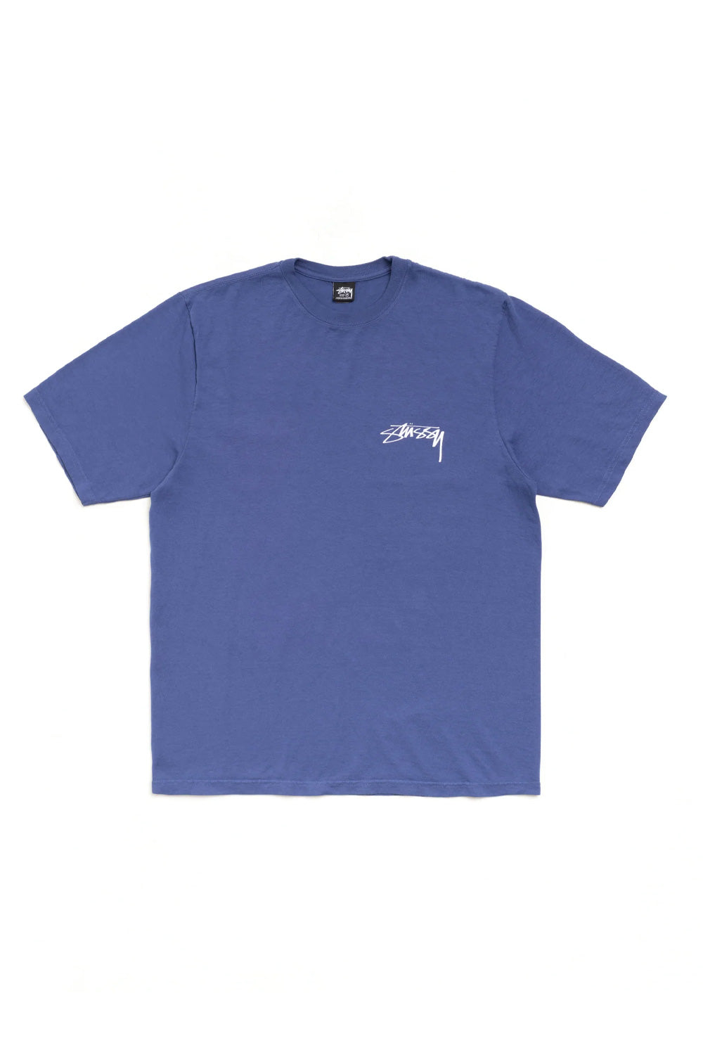 Stüssy Skate Stack Pig. Dyed T-Shirt Indigo - BONKERS
