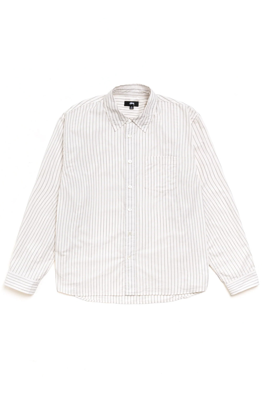 Stüssy Standard LS Shirt Natural Stripe
