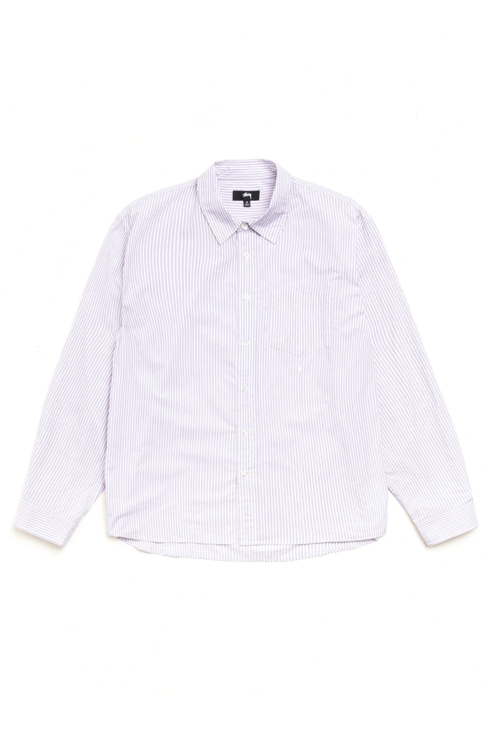 Stüssy Standard LS Shirt Purple Stripe