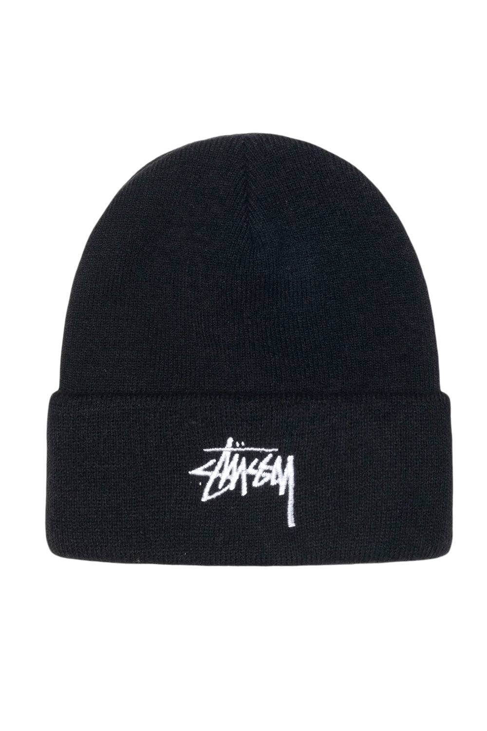 Stussy Stock Cuff Beanie Black - BONKERS