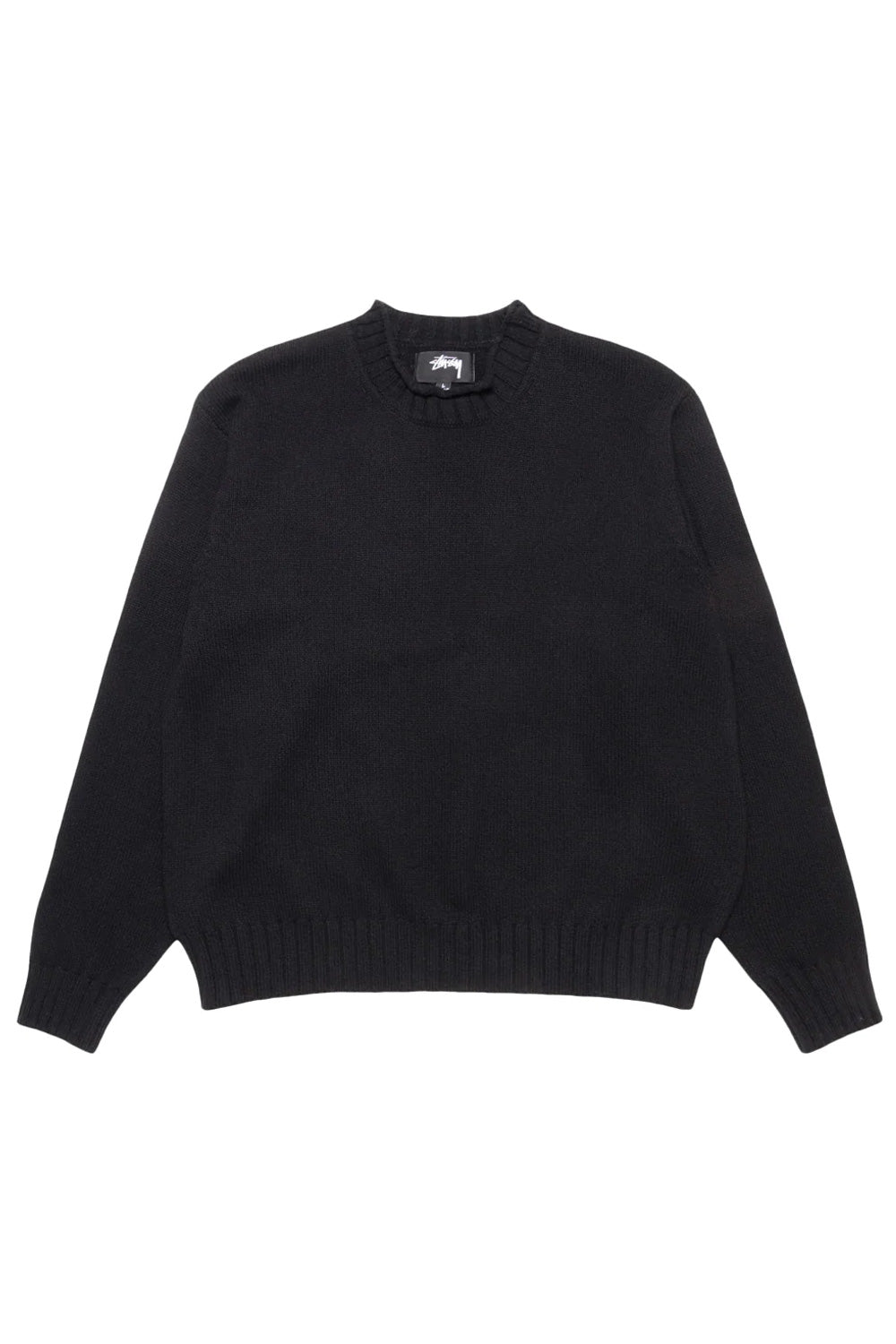 Stüssy Tonal Mock Neck Sweater Black - BONKERS