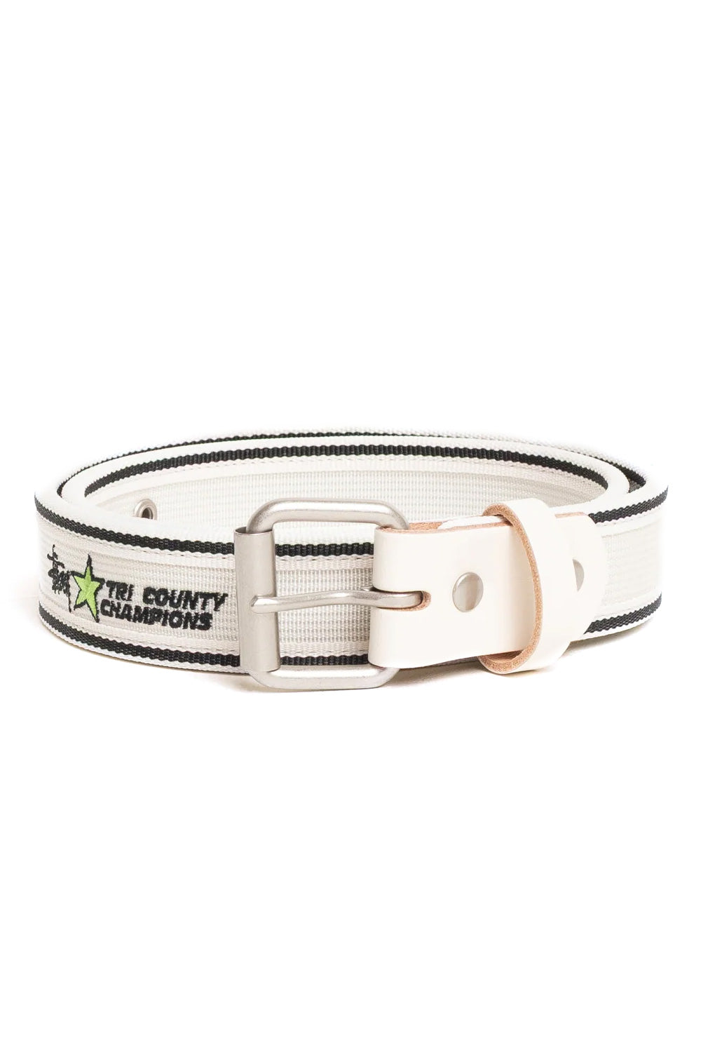 Stüssy Tri County Webbing Belt Bone - BONKERS