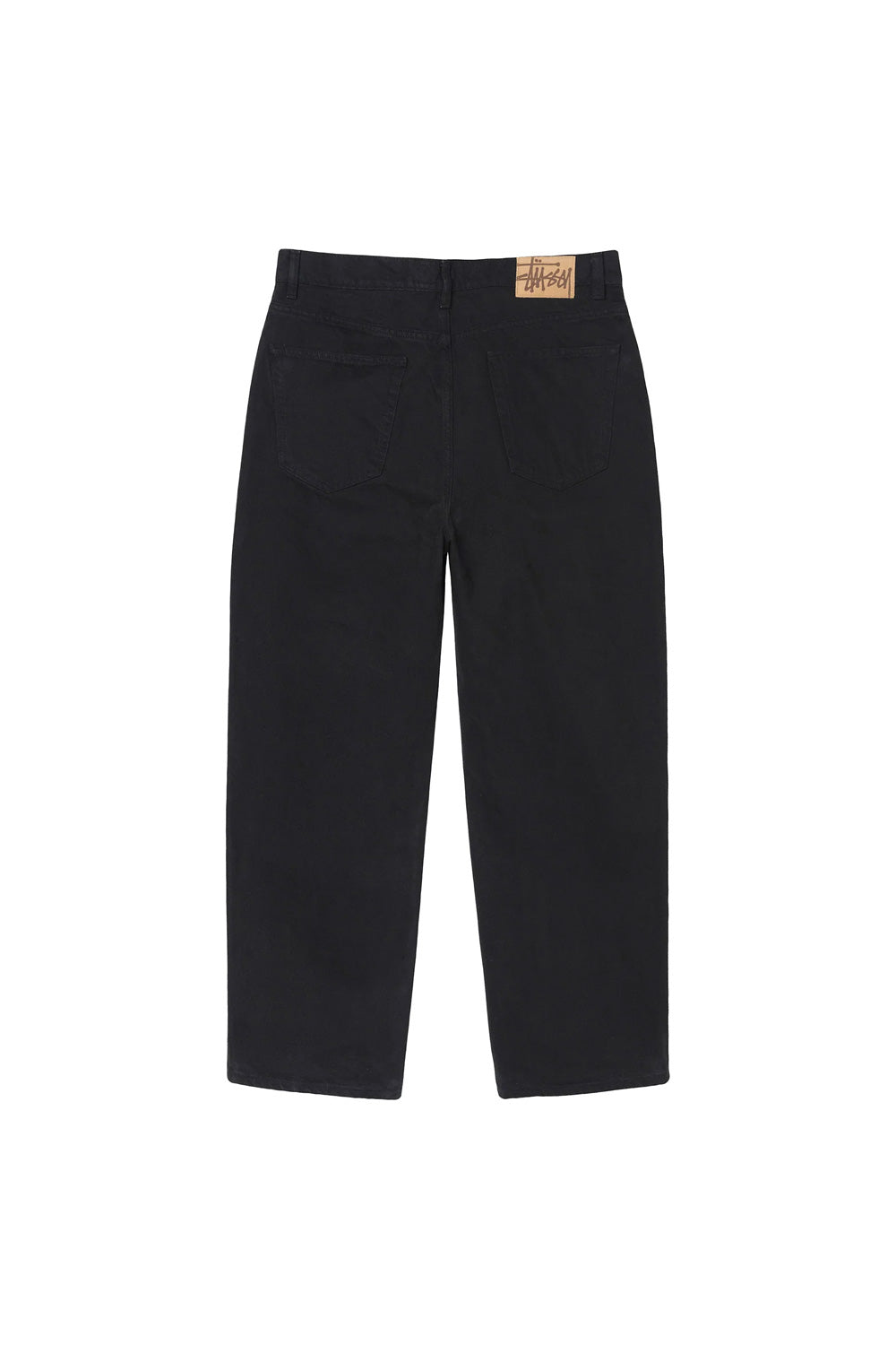 Stussy Washed Canvas Big Ol' Jeans Black - BONKERS