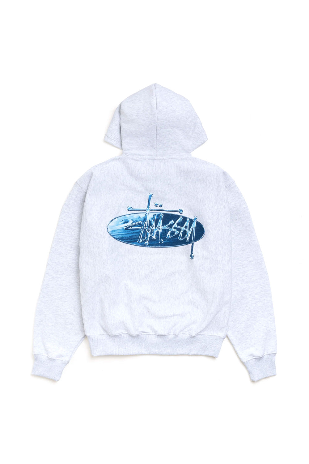 Stüssy Wave Oval Hood Ash Heather