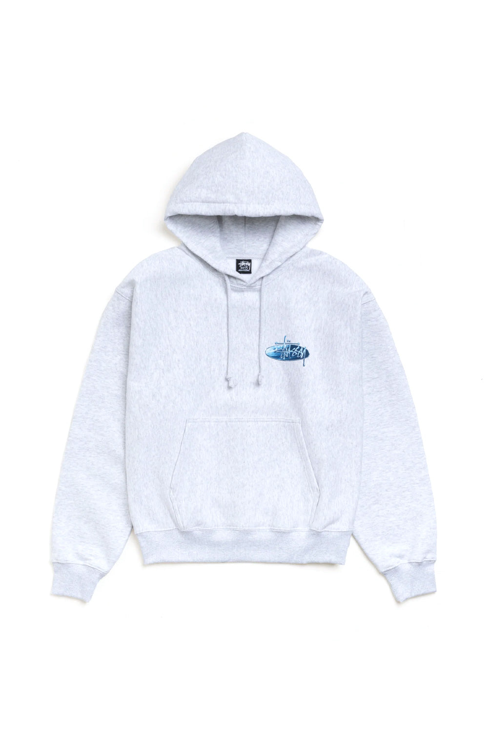 Stüssy Wave Oval Hood Ash Heather