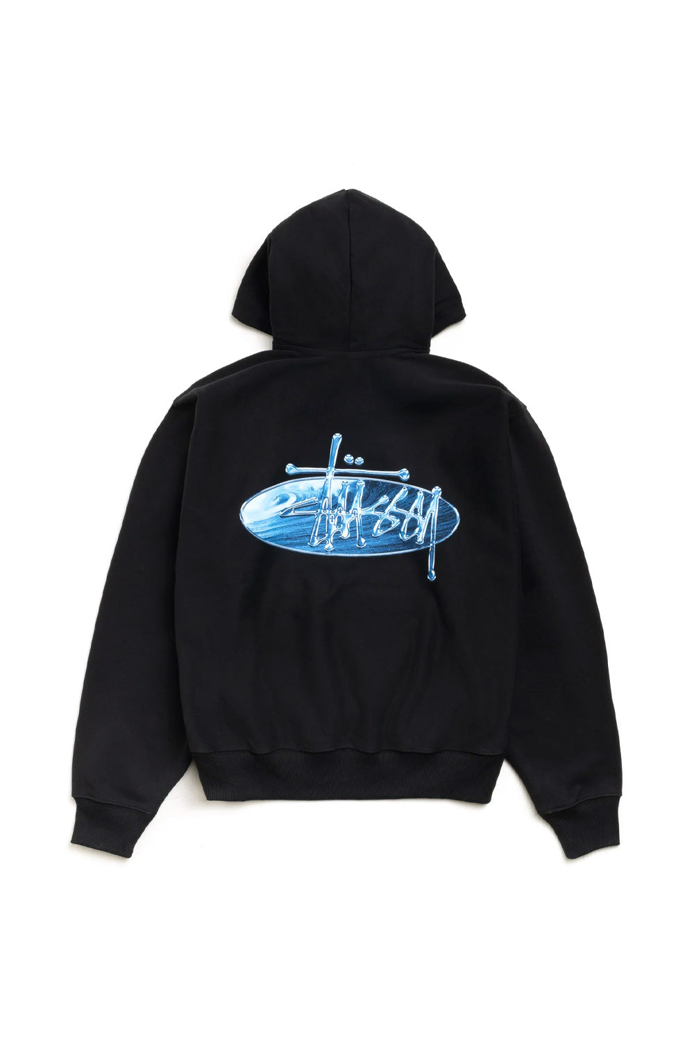 Stüssy Wave Oval Hood Black
