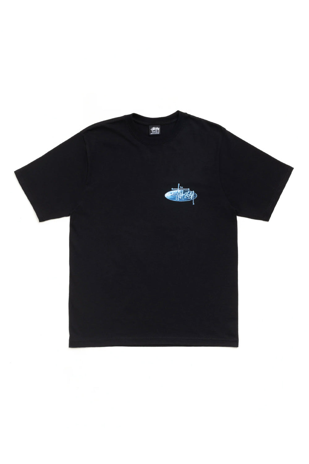 Stüssy Wave Oval T-Shirt Black