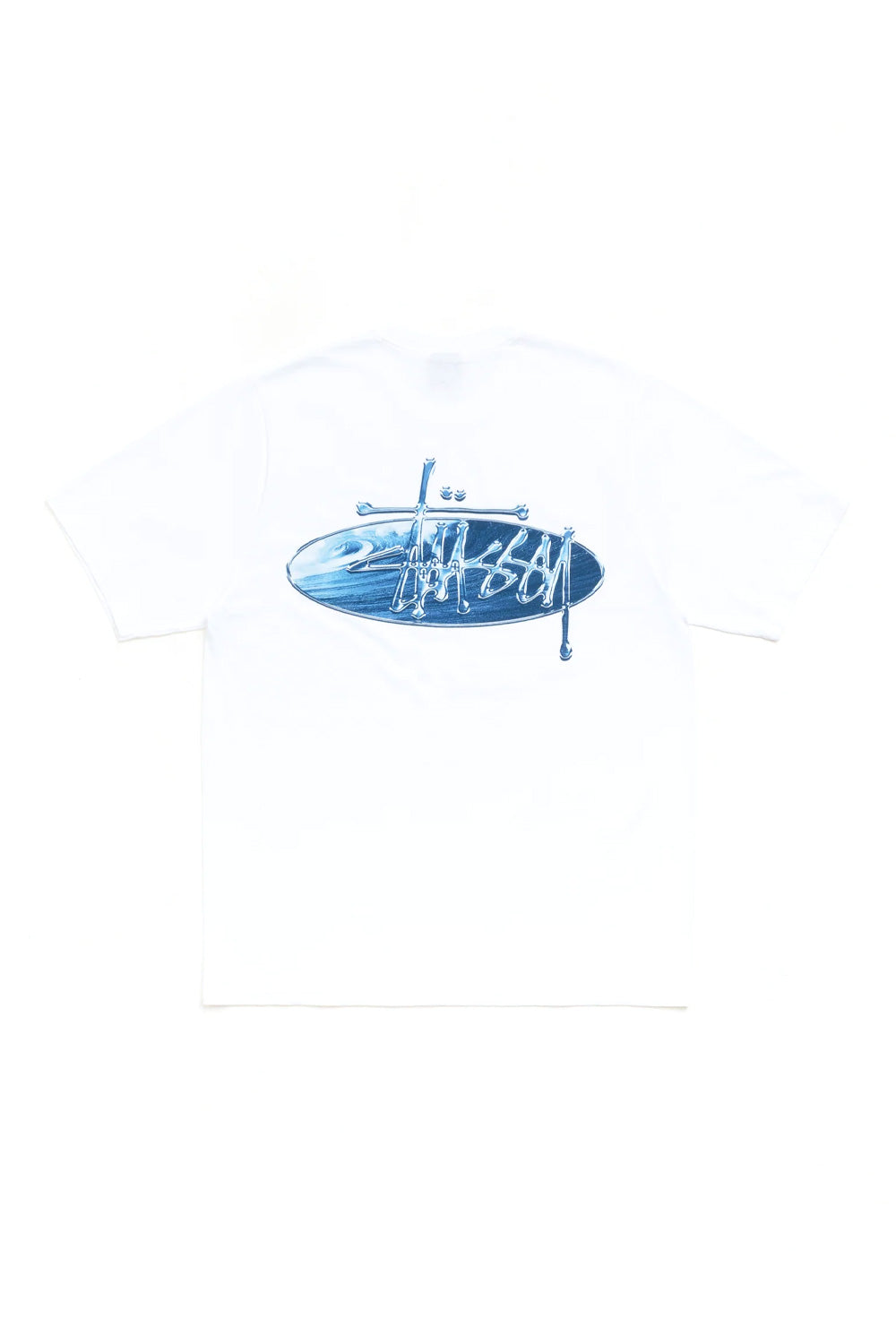 Stüssy Wave Oval T-Shirt White