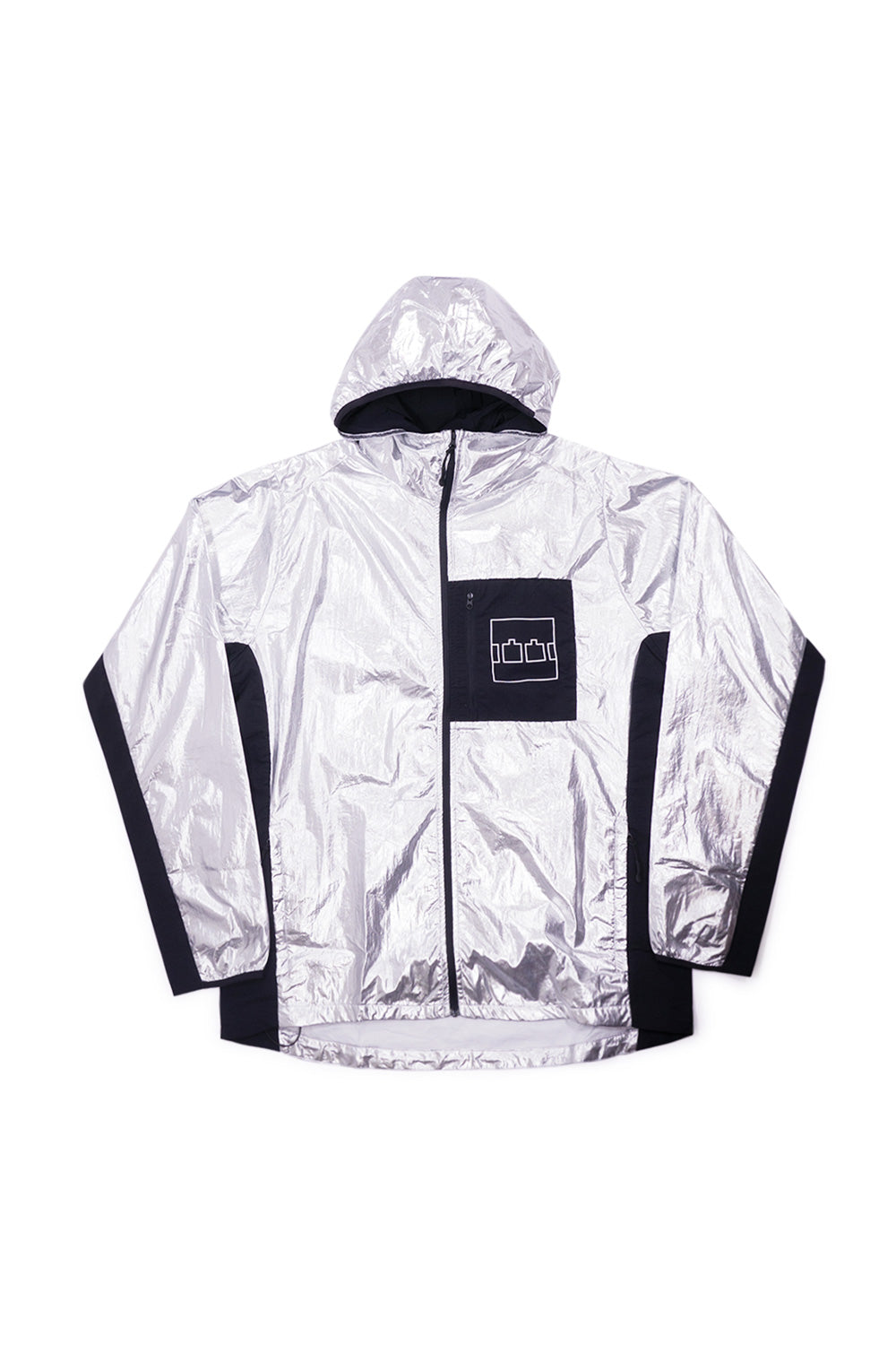 The Trilogy Tapes Lightweight Jacket Silver - BONKERS