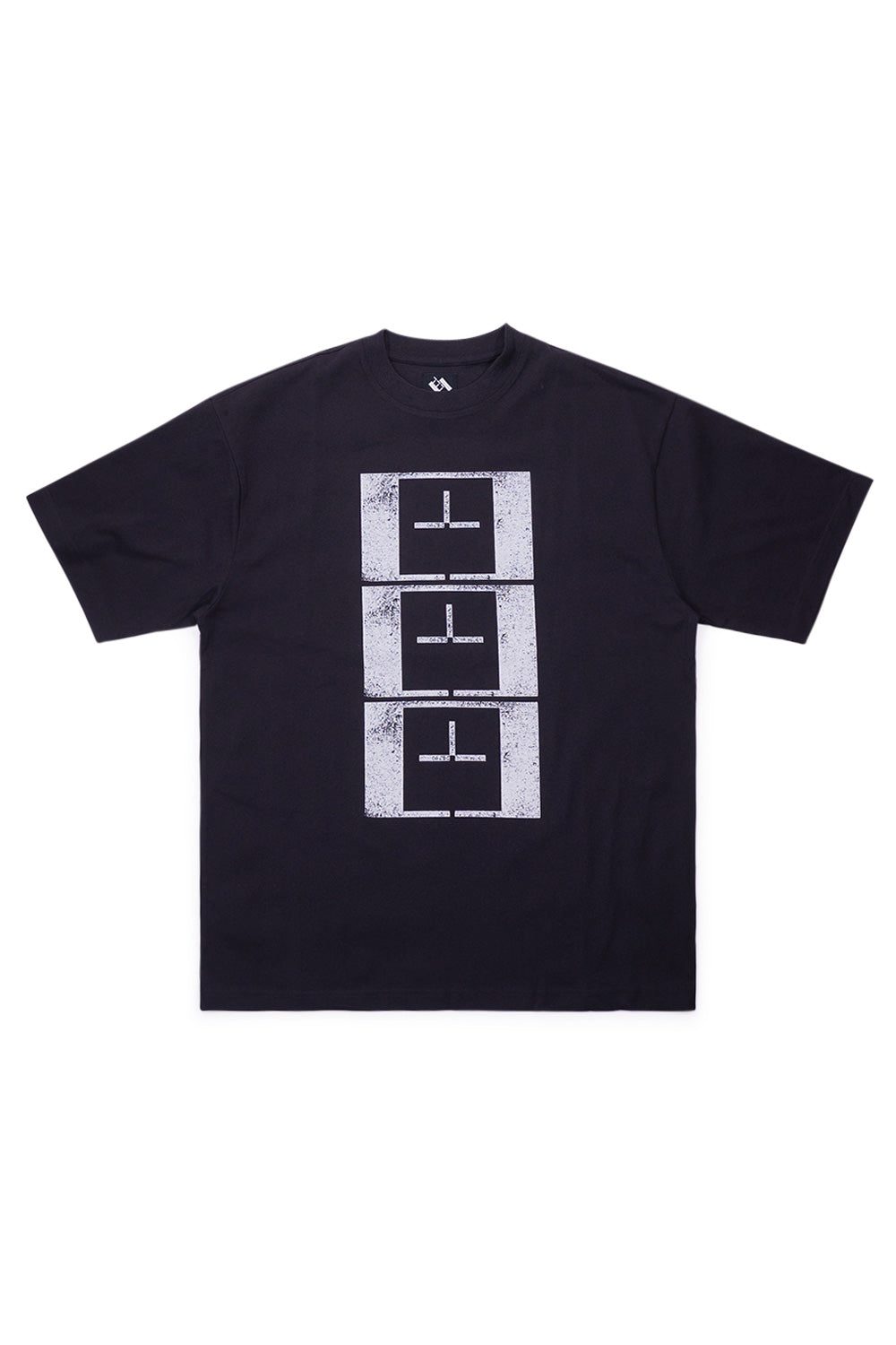 The Trilogy Tapes Upside Down Stamp T'S T-Shirt Black - BONKERS