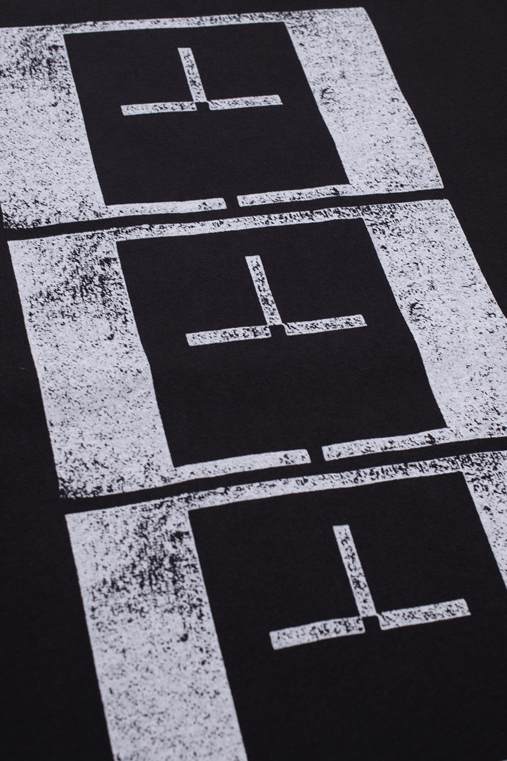 The Trilogy Tapes Upside Down Stamp T'S T-Shirt Black - BONKERS
