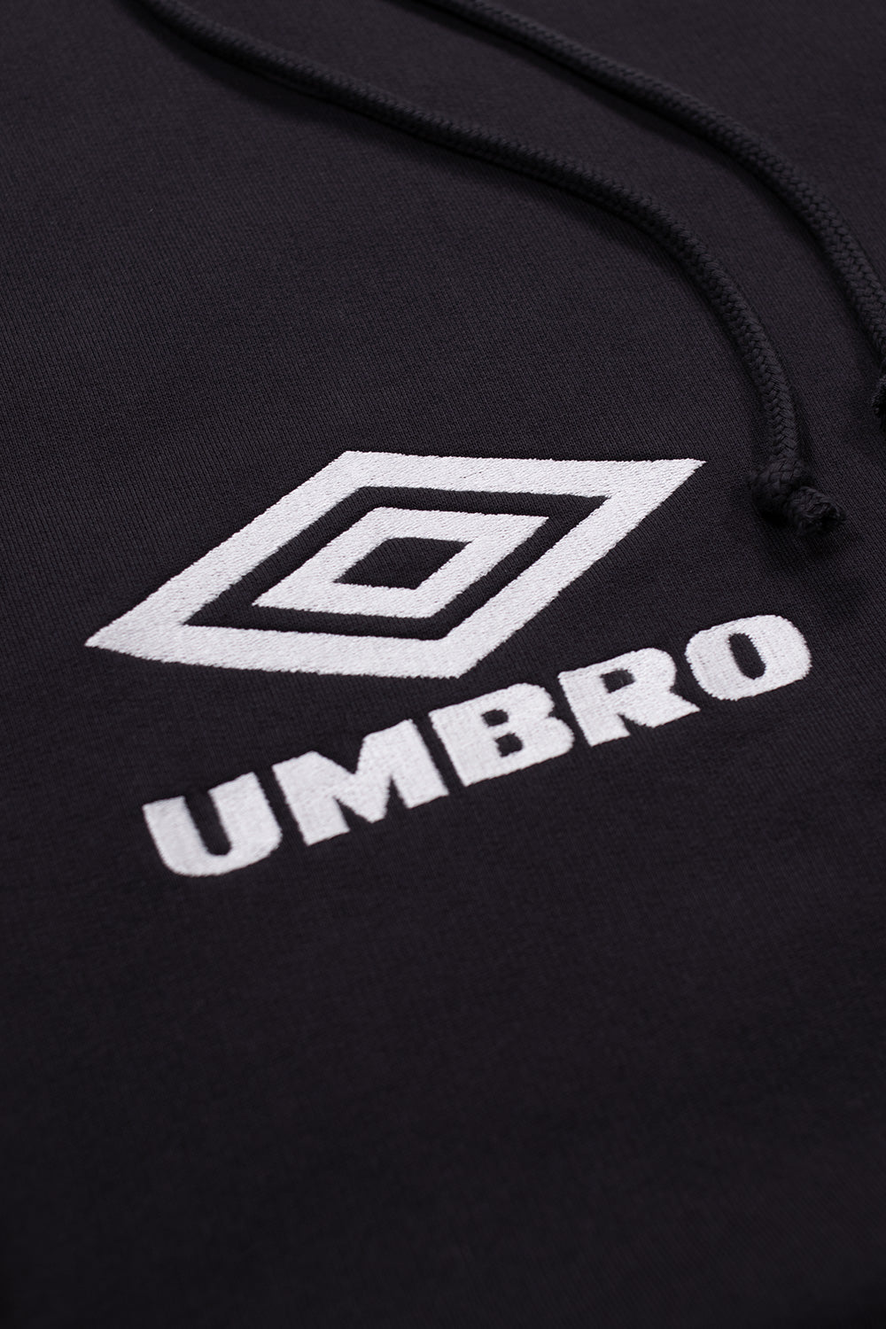 Umbro OG Logo Mask Hoodie Washed Black - BONKERS