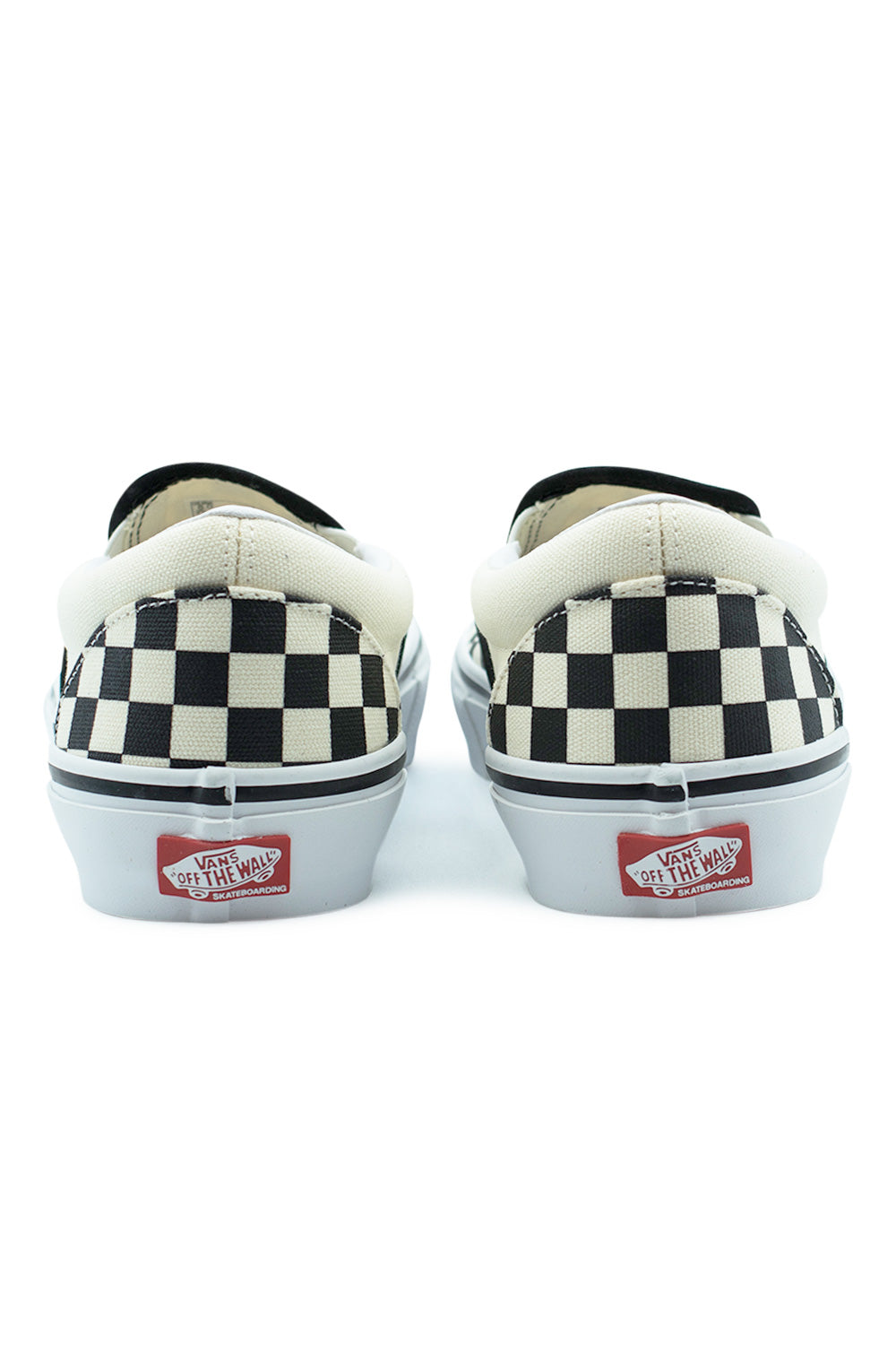 Vans Skate Slip-On Shoe (Checkerboard) Black / Off White - BONKERS