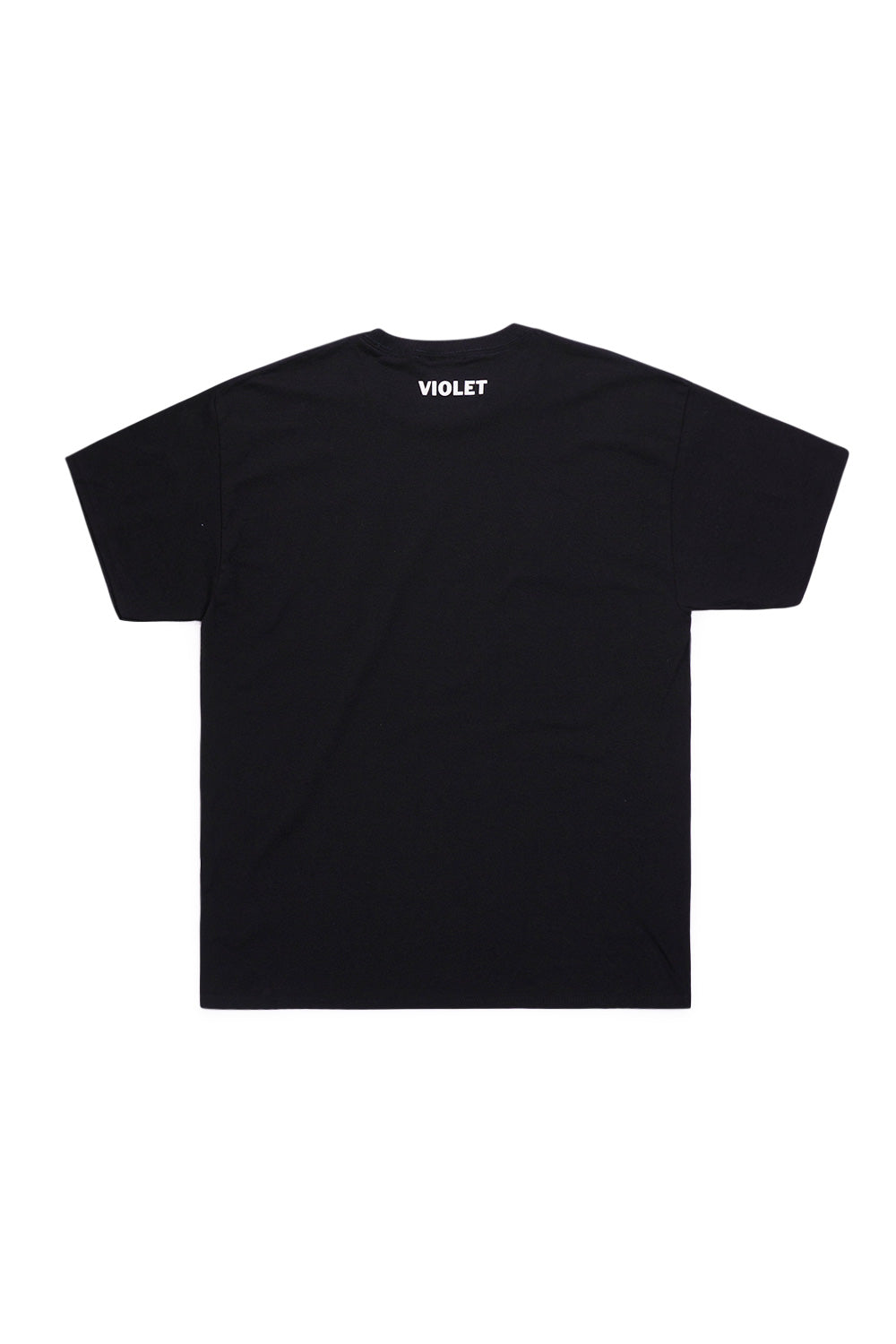 Violet! Soul T-Shirt in Schwarz – Stylisches schwarzes T-Shirt mit kreativem Soul-Print, perfekt für trendbewusste Fashion-Fans