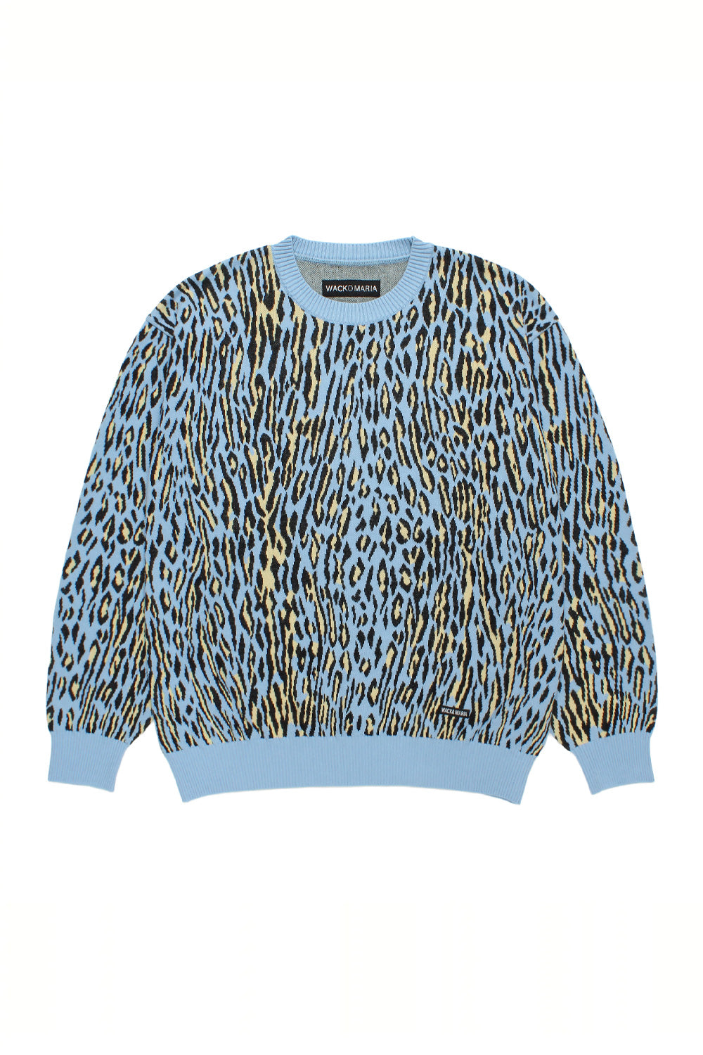 メンズ WACKOMARIA LEOPARD KNIT JACQUARD SWEATER