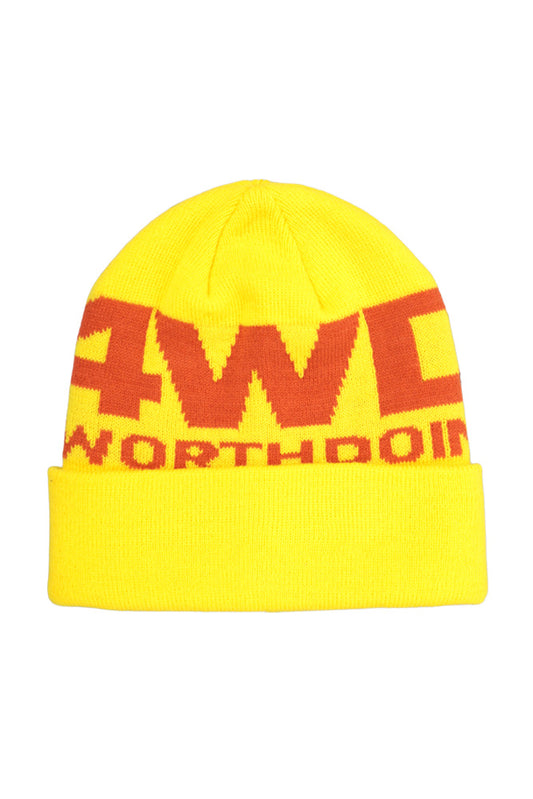 4 Worth Doing Only Built Yellow Beanie Yellow - BONKERS