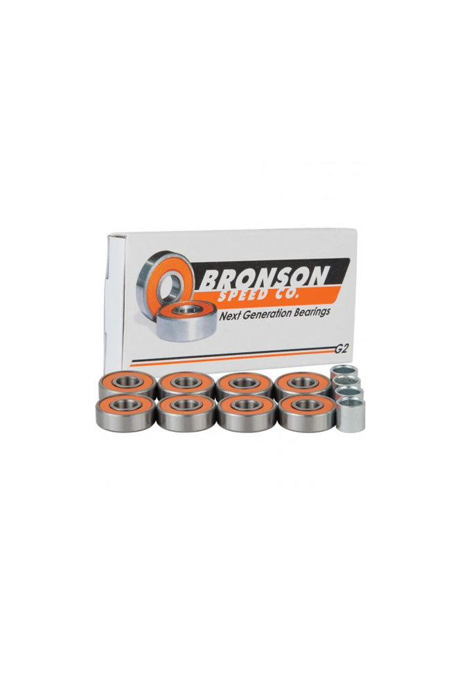 "Skateboard-Kugellager von Bronson Speed Co. – G2 Bearings für extreme Haltbarkeit und Leistung"
