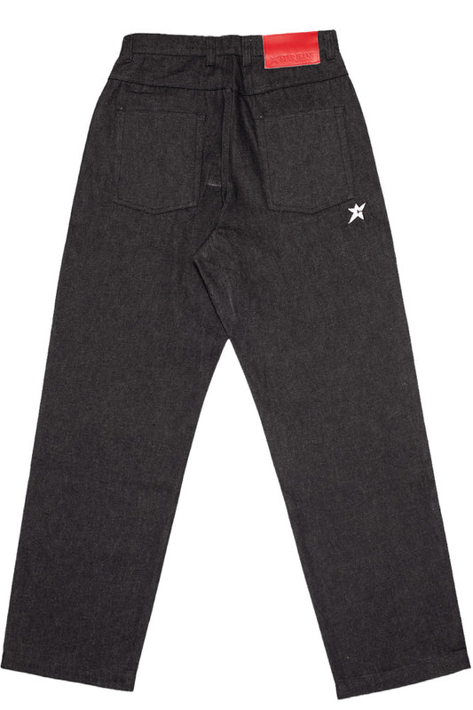 Carpet Company C-Star Baggy Jeans Black / White - BONKERS