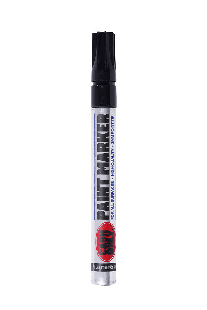 Cash Only Paint Marker Black - BONKERS