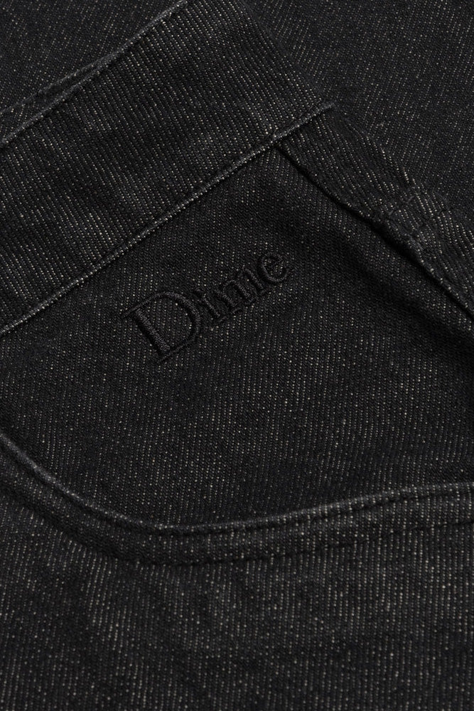 Dime Classic Baggy Denim Pants Black Washed – komfortable weite Jeans im Retro-Design mit angesagtem Used-Look