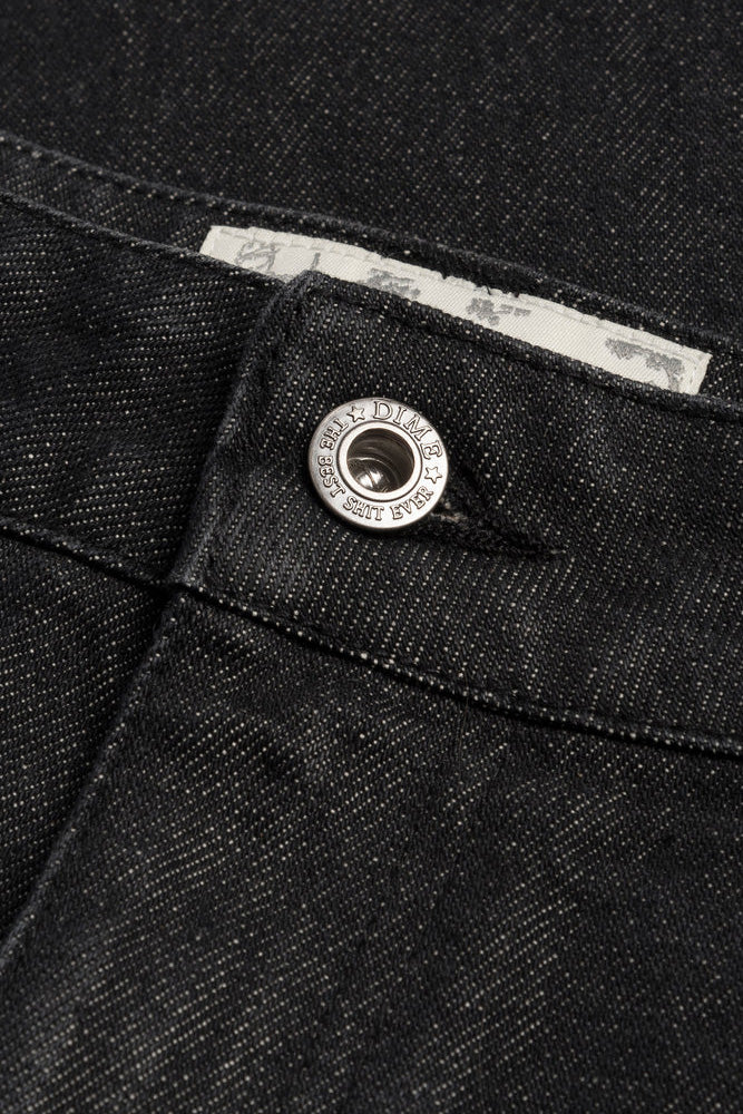 Dime Classic Baggy Denim Pants Black Washed – stylische Baggy-Jeans in ausgewaschenem Schwarz für urbanen Streetwear-Look