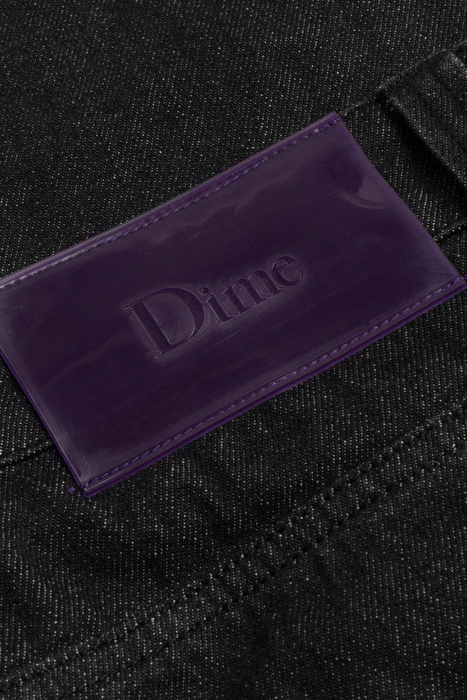 Dime Classic Baggy Denim Pants Black Washed – komfortable Baggy-Jeans im angesagten Used-Look für coole Casual-Outfits