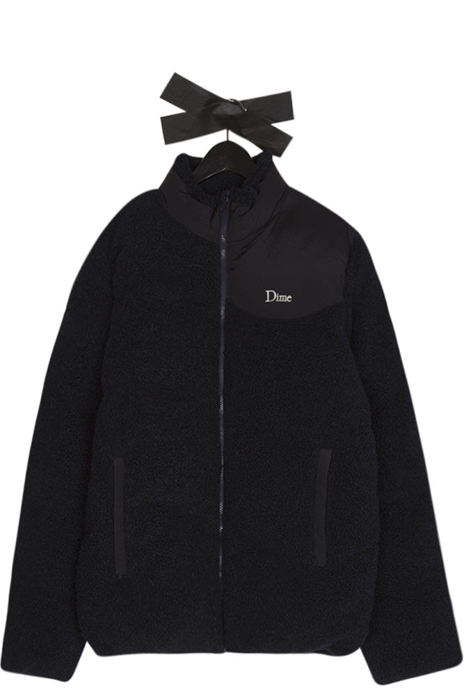 DIME Logo-Appliquéd Printed Fleece Jacket for Men