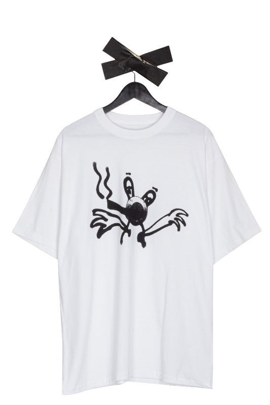 Free Skate Mag Blazin’ Frog T-Shirt White - BONKERS