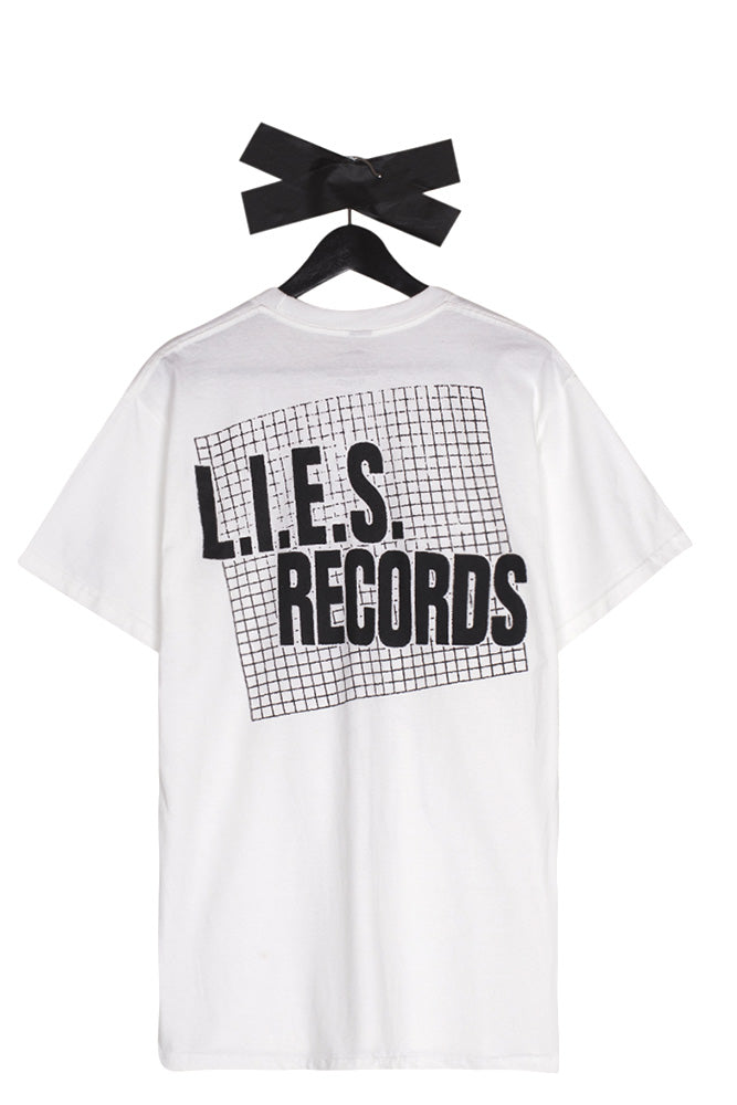 L.I.E.S. Records Heart Stopper Cover T-Shirt White - BONKERS