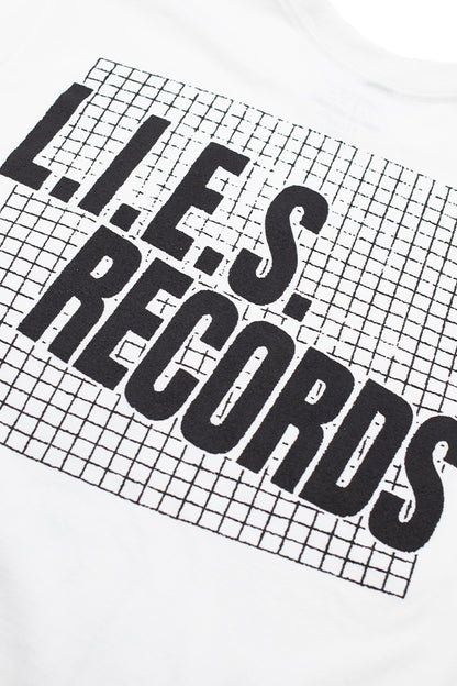L.I.E.S. Records Heart Stopper Cover T-Shirt White - BONKERS