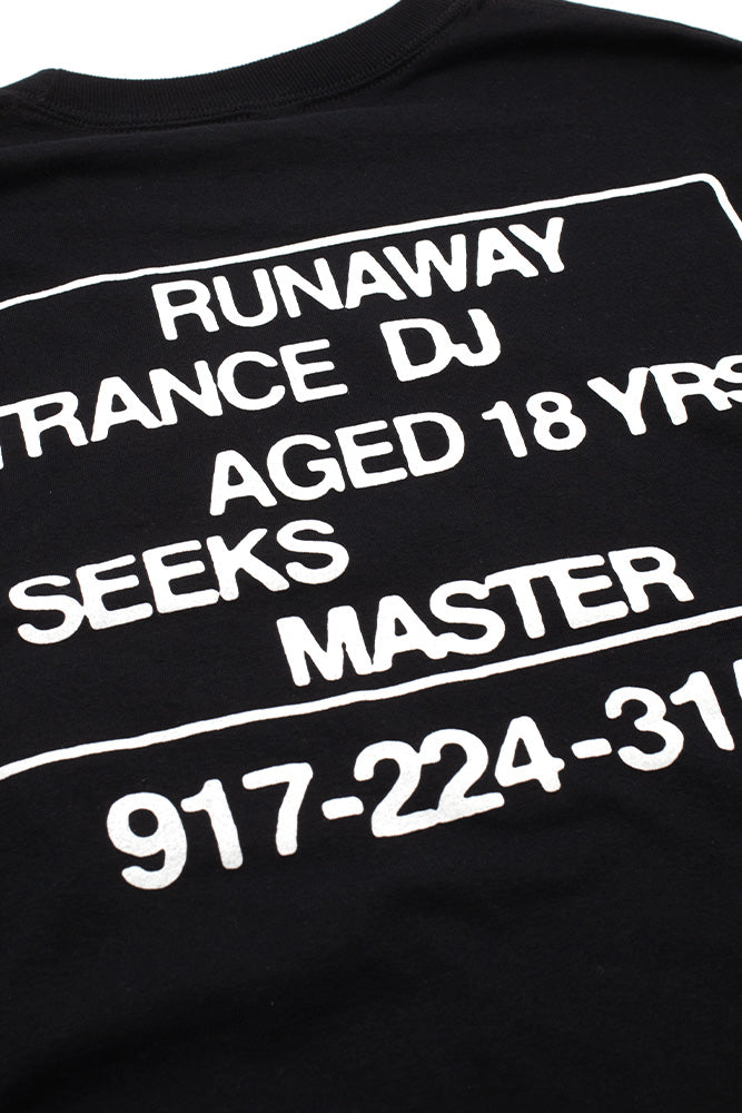 L.I.E.S. Records Trance DJ Longsleeve T-Shirt Black - BONKERS