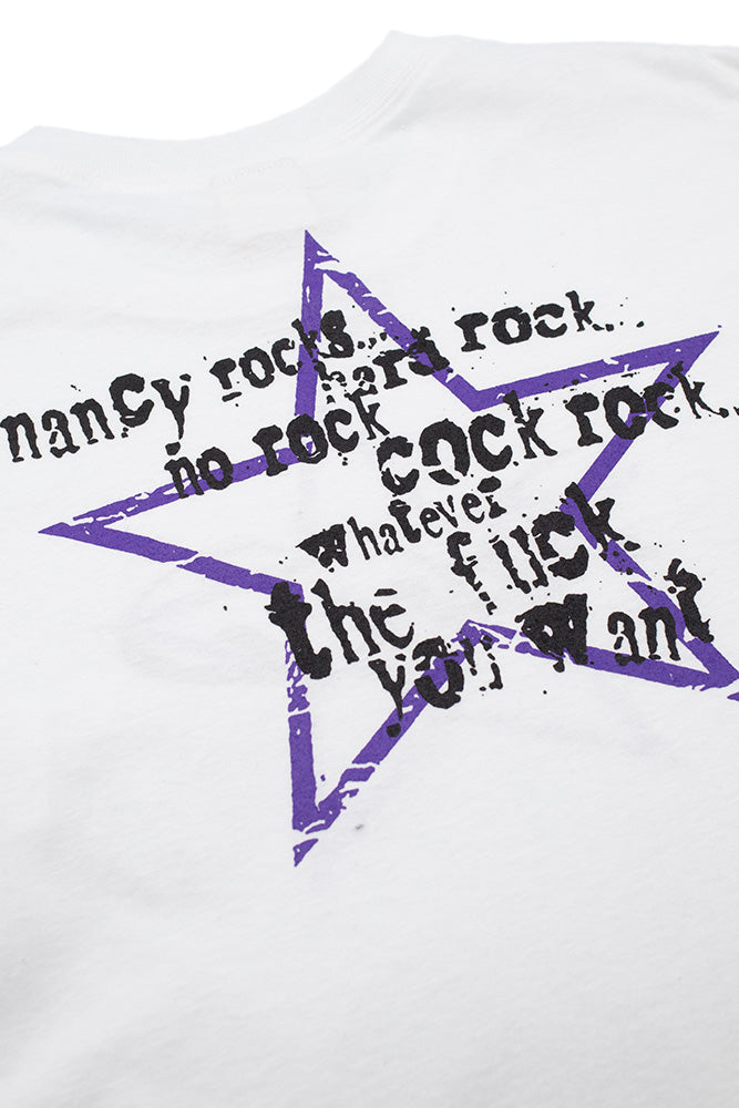 Nancy Glam T-Shirt White - BONKERS