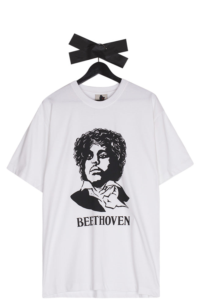 Real Bad Man Beethoven T-Shirt White